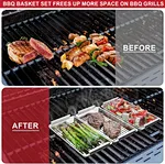 Stainless steel grill basket